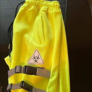 Like green reflective SoleBoy apparel tracksuit.